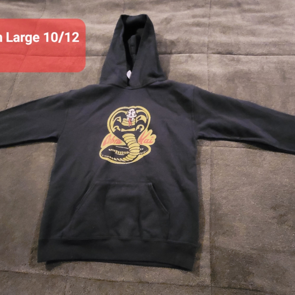 Cobra Kai Youth Hoodie Size Youth Large